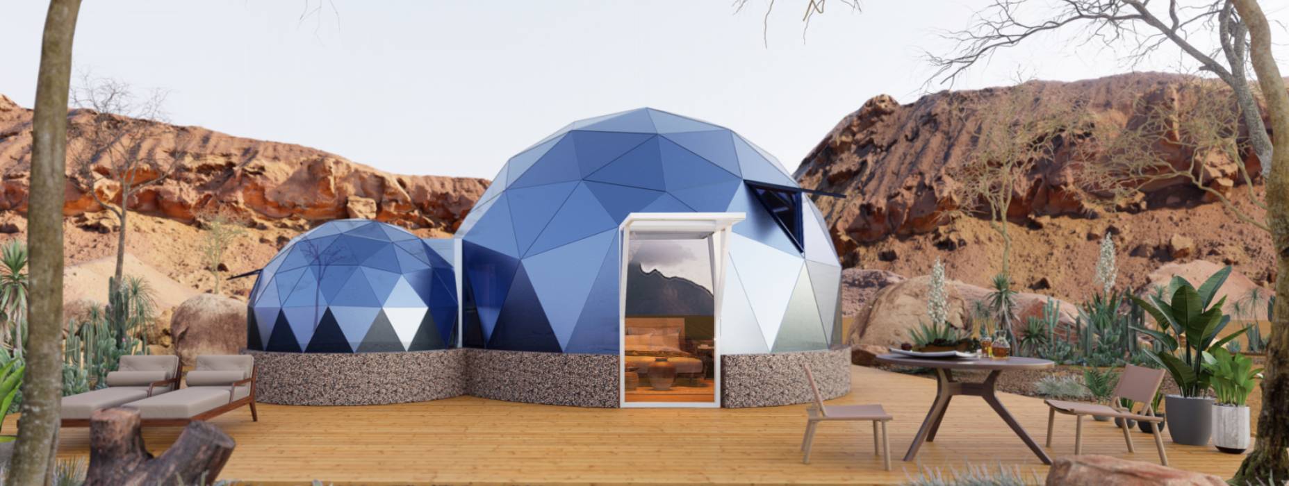 八公山区球形智能光伏玻璃星空房